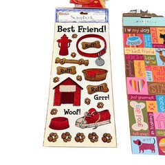 Assorted Scrapbook Sticker Sheets Farm Dog Christmas School Farm Sports