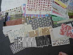 Huge Lot Alphabet Sticker Sheets (200+) Craft Room De-Stash! 5 lbs