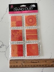 Provo Craft The Third Dimension Stand-Outs Christina Cole Stickers 6PC Scrapbook