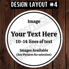 CUSTOM BUSINESS 3″ ROUND STICKERS SEALS LABELS THANK YOU SCRATCH RESISTANT