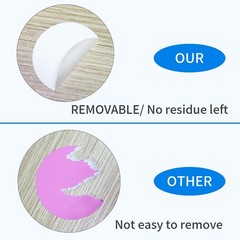 2-Inch Removable Stickers, Large Colorful Dot Decals, Large Waterproof Round