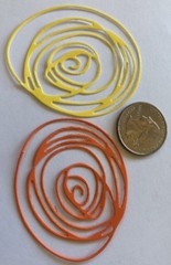 SCRIBBLE MARK Die-Cuts(8pc)4 Sizes•Splat•Oval•Heart•Doodle•Colorful*Card Making