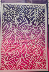 CraftbuddyUS Craft Buddy Layered Leaves A5 Premium Mixed Media Stencil-CBST28