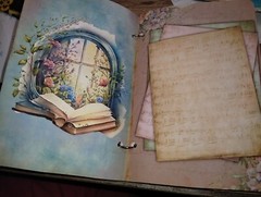Bookworm Junk Journal Scrapbook USA Seller