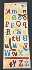 Colorbok DESTINATION ALPHABET Stickers 76 Stickers