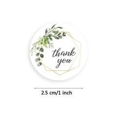 Thank You Stickers 500pcs/roll Small Business Bakery Candy Dessert