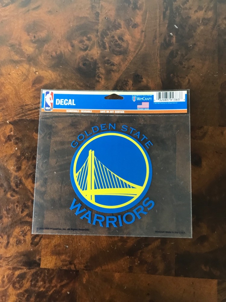 NBA Multi-Use Decal Reusable/Removable – WinCraft NEW – GOLDEN STATE WARRIORS