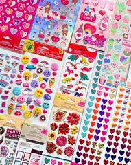 47 STICKER Sheets, Great 4 Decorating Creative Play Rewards Incentives Collect