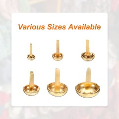100pcs for Brads Paper Clips, 12mmx19mm DIY Metal Pins, Gold