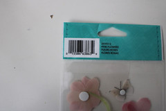Jolee’s Boutique Embellishments Pink Flowers 7PC Vase Butterfly Scrapbooking Art