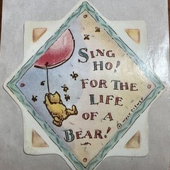 Vintage Winnie The Pooh Stickers Rolls Lot of 2