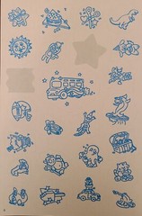 8 Sheets/Stickers To Color 6″x9″ Sticker Sheet Craft/Scrapbook/Embellishment#147