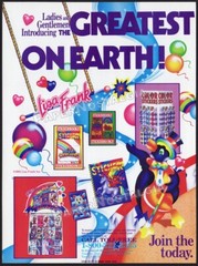 LISA FRANK Stickers – Original 1984 Trade print AD / ADVERT_ retailer promo / ad