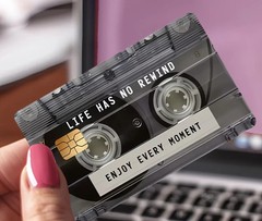 Retro Cassette | Credit Debit Bank Card Sticker Skin | Vinyl | Decal | fun Cover