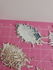 Foliage Leaf Holiday Die Cut and Paper Punch Embellishments Mixed Lot 200+ Pcs