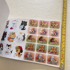 Paper Magic Group 528 Cute Animal Stickers Acid Free Various Sizes Designs 2002