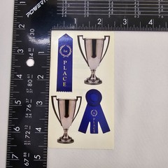 Frances Meyer Stickers Trophy Award First Place FST Series Mods Retro Vtg