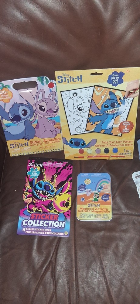 Disney Stitch Sticker Activity Pad, Sticker Collection & Magnetic Activity Set