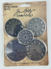 Jim Holtz Idea-Ology Timepieces Clock Faces Embellishment Scrapbooking Crafts