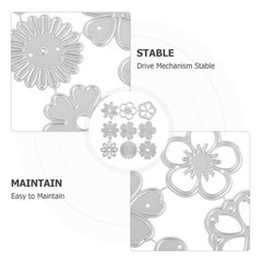 2 Pcs Metal Cutting Dies for Scrapbooking Embossing Template Cards