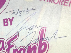 Vintage AUTOGRAPHED LISA FRANK SIGNED 1984 Markie Unicorn Jumbo Sticker 1/1 ****