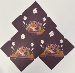 HALLOWEEN CREMECHII CAT ENVELOPES(3pc)Stickiiclub…Ghost…Pumpkin…Card Making…