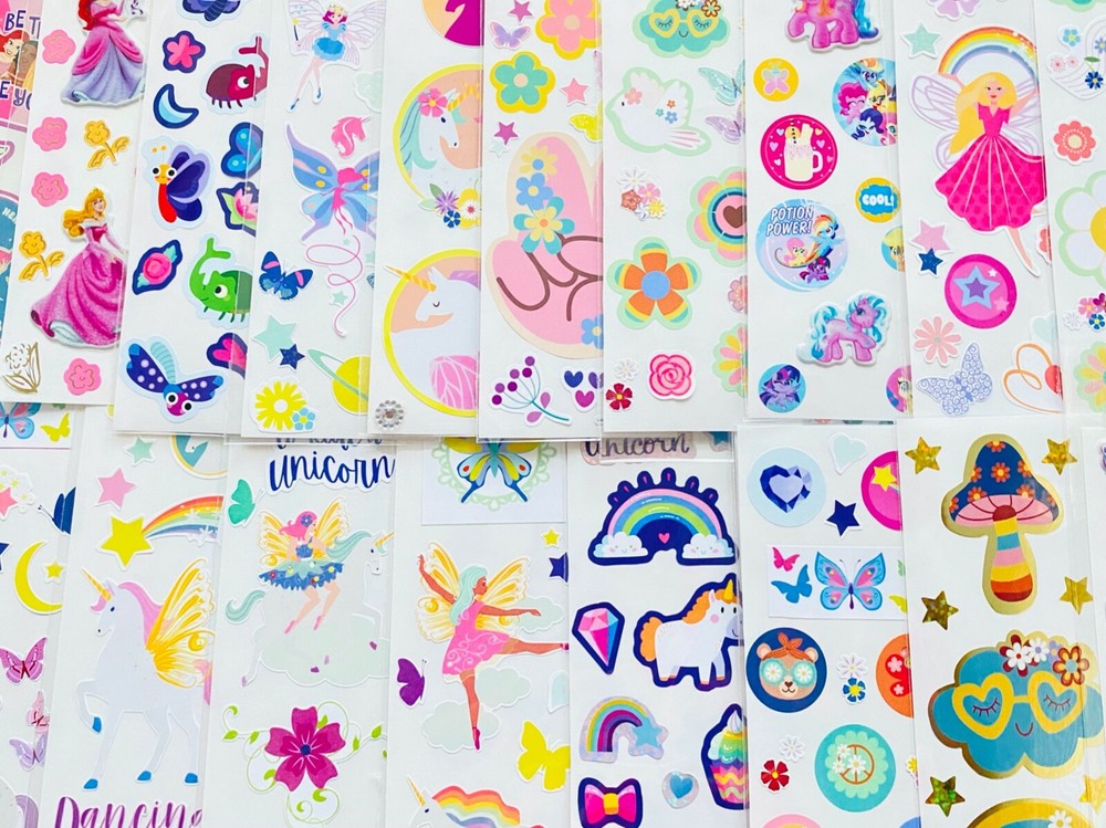 199+ Stickers, Care Bears, Hello Kitty, HAPPY BIRTHDAY, Sofia, Disney Girl Theme