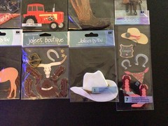 LOT OF 12 Pks. JOLEES STICKERS~Cowboys & Cowgirls~Some Rare & HTF~NEW