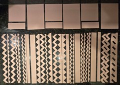 Creative Memories Geometric Die Cut Shapes Lots -39-65 PC-You Choose Color