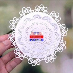 Nested lace circles wreath metal cutting dies cut cutter die