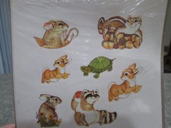 Sealed NOS VTG 1984 CURRENT CRITTERS STICKERS 2293-2 4 Sheets Smiling Animals