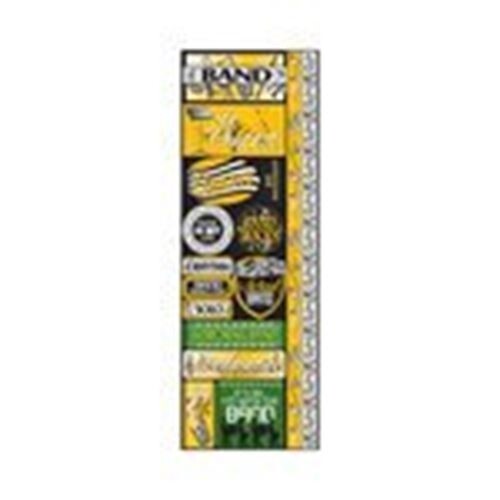 Signature Series 2012 Cardstock Combo Stickers 4.25″X12″-Band