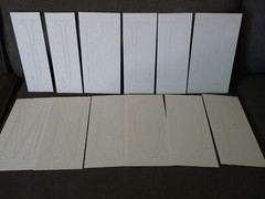 Chipboard Alphabet Letters & Numbers Complete Set H8″ + Chipboard Accents 5lbs