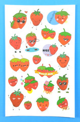 Strawberry Scented Scratch & Sniff Sticker Sheet