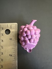 1982 Diener Grape Scented Eraser Grape Shaped Pencil Topper Rubber Vintage