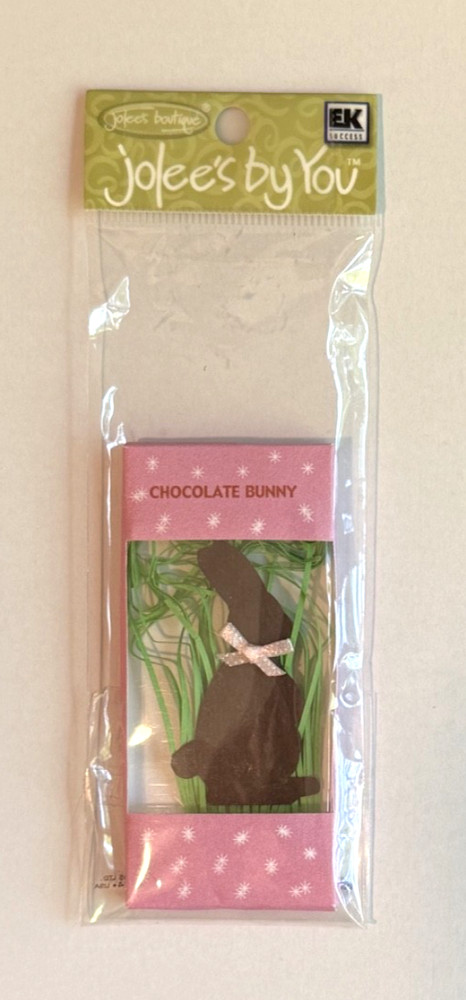 Super Rare!! Jolee’s By You – Choc Bunny Slims JJCB002B Chocolate Easter Bunny