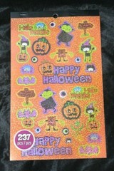 Creatology Halloween Stickers 237 Pieces TPC Studio Clear Halloween Rub-ons