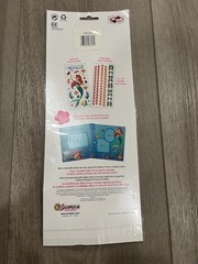 DISNEY Princess Ariel Little Mermaid Sea Starfish Borders Large Sticker Sheet