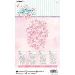 STUDIO LIGHT CLEAR – METAL CUTTING DIES – HAPPY BLOSSOM