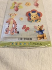 Stickeroni Licensed Winnie the POOH & Friends 2005 Stickers Piglet Eeyore Tigger