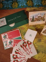 Vintage Gift Wrapping Paper, Gift Tags + Retro Paper Crafts & Junk Journaling