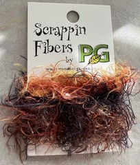 Scrapin Fibers By Paper Garden Scrapbooking Junk Journal Fibers Red Brown