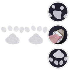 2Pcs Crystal Stickers Decorative Decals for Clothes Bags