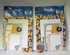 VTG 90s Looney Tunes Scrapbook Kit Tweety Taz Bugs Bunny Retro Colors *LOT OF 2*