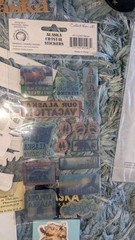 Alaska scrapbook Stickers Die Cuts 3D, Crystal, Decals Scrapbooking Lot