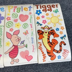 Vintage Sandylion Winnie The Pooh Eeyore Tigger Piglet Sticker Sheets Big Unused