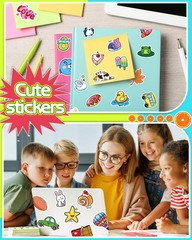 600 Pcs Cute Stickers for Kids, Water Bottle Stickers for Teens, Kawaii Vinyl…