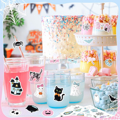 26 Sheets Halloween Stickers Crafts – 520Pcs Pumpkin Spider Skeleton Ghost Witch