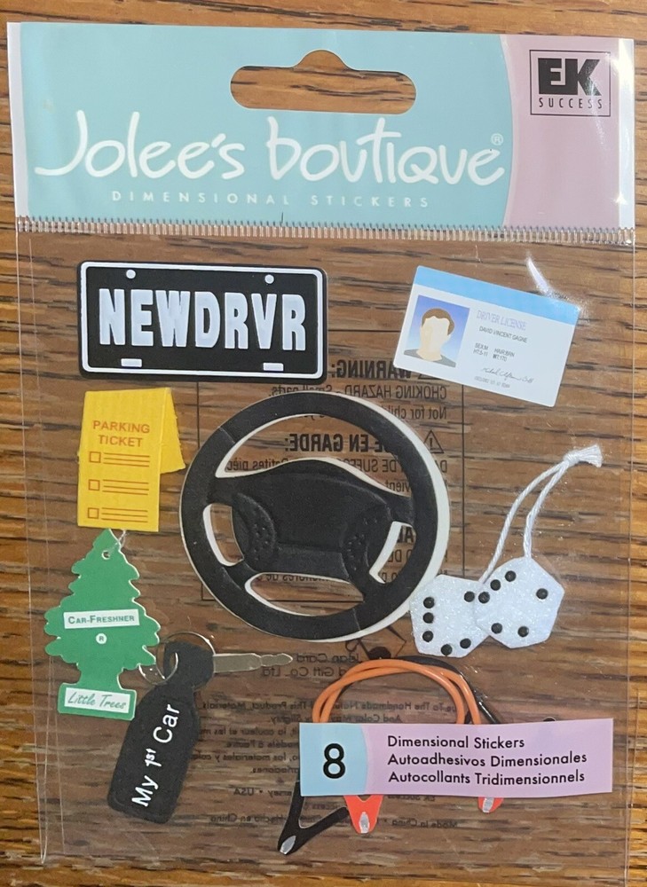 RARE Jolees NEW DRIVER Learn To Drive Car🚗Steering Wheel Keys🔑License Permit