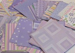 50 Pc. Mixed Lot Scrapbook Paper Cardstock Card Making Junk Journal Collage